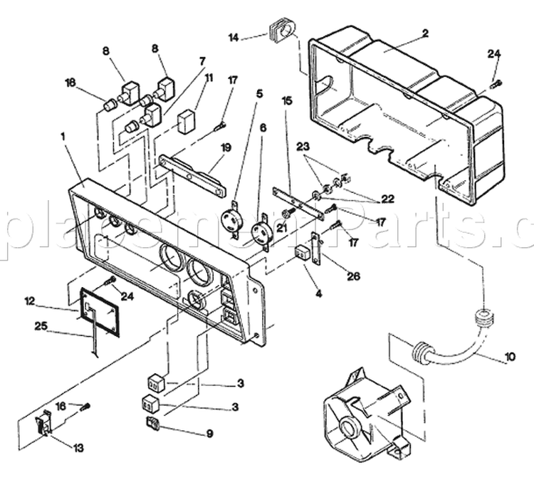 Page B Diagram and Parts List for 9608-0  Briggs and Stratton Generator